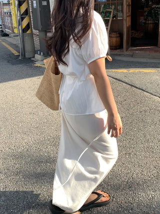 Lovely Pure Strap Blouse