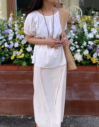 Lovely Pure Strap Blouse