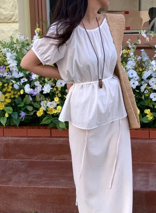 Lovely Pure Strap Blouse