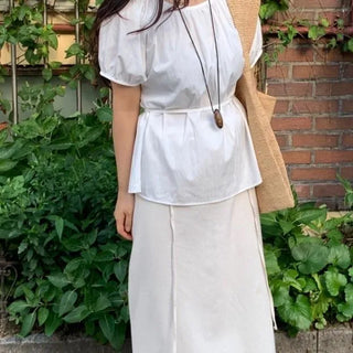 Lovely Pure Strap Blouse