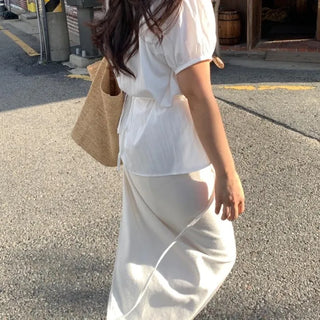 Lovely Pure Strap Blouse