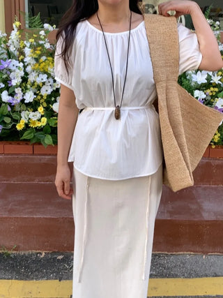 Lovely Pure Strap Blouse