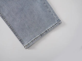 Street Straight Wide Denim Long Pants