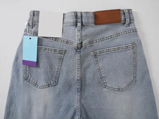 Street Straight Wide Denim Long Pants