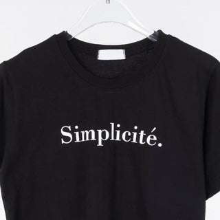 Simple Trendy Point Lettering Short Sleeve T-shirt