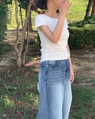 Retro Hip Vintage Washed Denim Long Pants