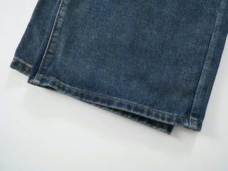 Retro Hip Vintage Washed Denim Long Pants
