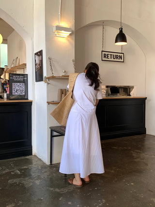 Gentle Summer Flare Long Skirt