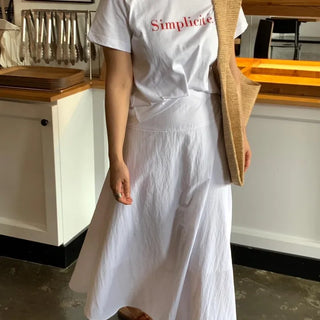 Gentle Summer Flare Long Skirt