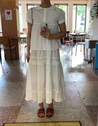 Peter Pan Collar Avant Blouse