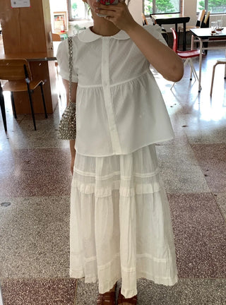 Peter Pan Collar Avant Blouse