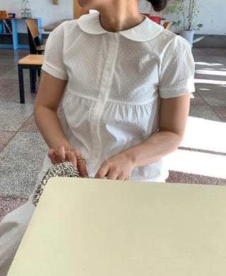Peter Pan Collar Avant Blouse