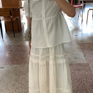 Peter Pan Collar Avant Blouse