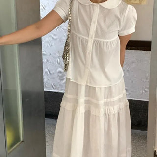 Peter Pan Collar Avant Blouse