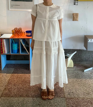 Peter Pan Collar Avant Blouse