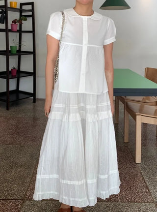 Peter Pan Collar Avant Blouse