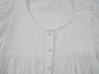 Romantic Button Punching Blouse