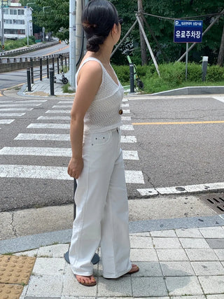 V-neck Summer Sleeveless Knit
