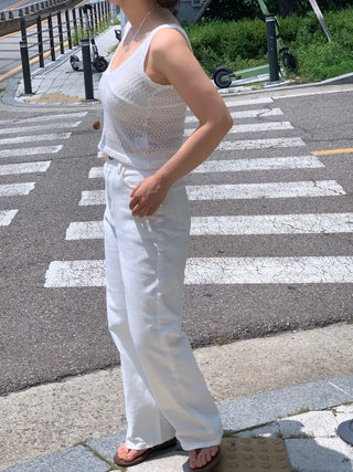 V-neck Summer Sleeveless Knit
