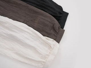 Minimal Strap Round Neck Blouse