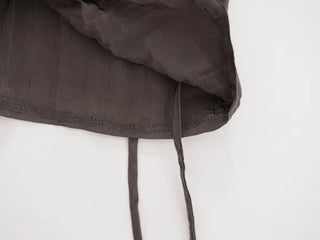 Minimal Strap Round Neck Blouse