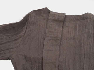 Minimal Strap Round Neck Blouse