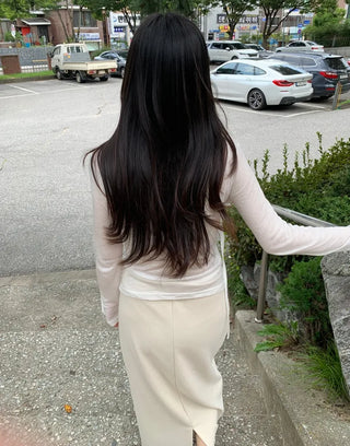 Brushed H-Line Maxi Long Skirt