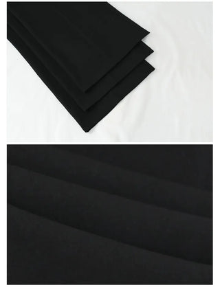 Two-Button Pintuck Office Slacks