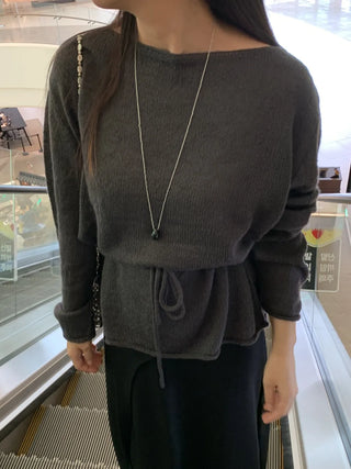 Sweet Mood Alpaca String Knit
