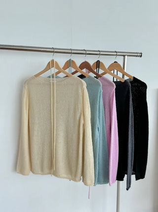 Sweet Mood Alpaca String Knit