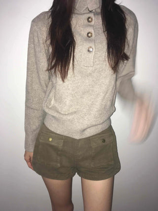 Hip Pocket Wool/Wool Turtleneck Knit