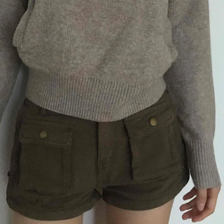 Grunge Cargo Pocket Shorts