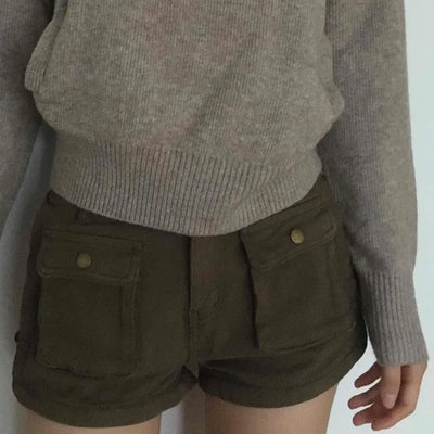 Grunge Cargo Pocket Shorts