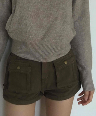 Grunge Cargo Pocket Shorts