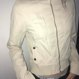High-neck Mandarin Collar Zip-up Jacket