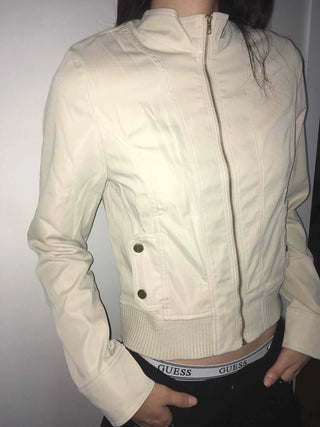 High-neck Mandarin Collar Zip-up Jacket