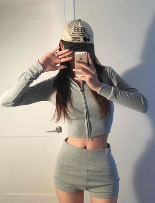 Street Training Plain Hoodie Tracksuit Set