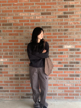 Garen Round Loose Knit