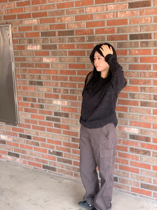 Garen Round Loose Knit