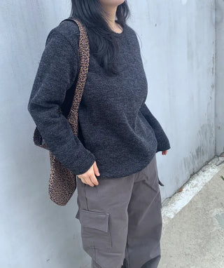 Garen Round Loose Knit
