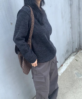 Garen Round Loose Knit