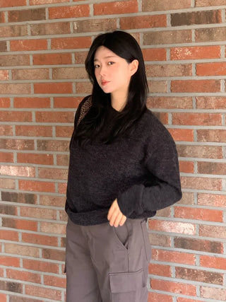 Garen Round Loose Knit