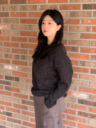 Garen Round Loose Knit