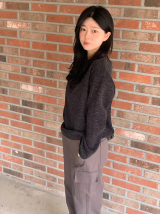 Garen Round Loose Knit