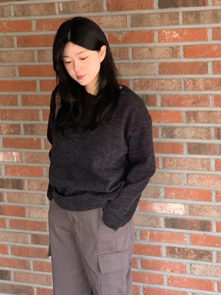 Garen Round Loose Knit