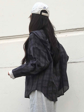 Daily Plaid Hoodie