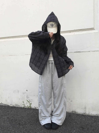 Daily Plaid Hoodie