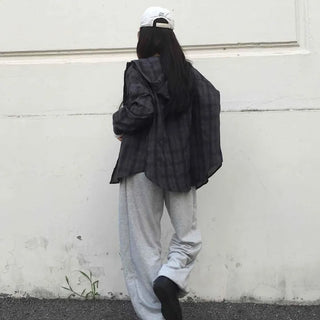 Daily Plaid Hoodie