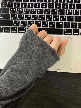 Pure Daily Plain Collarless Cardigan
