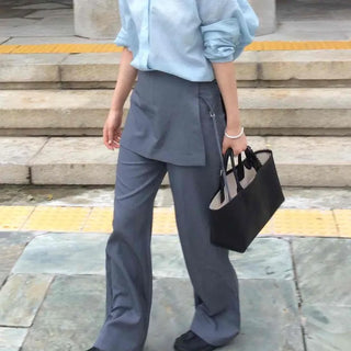 Natural Skirt Pants Spring/Autumn Slacks